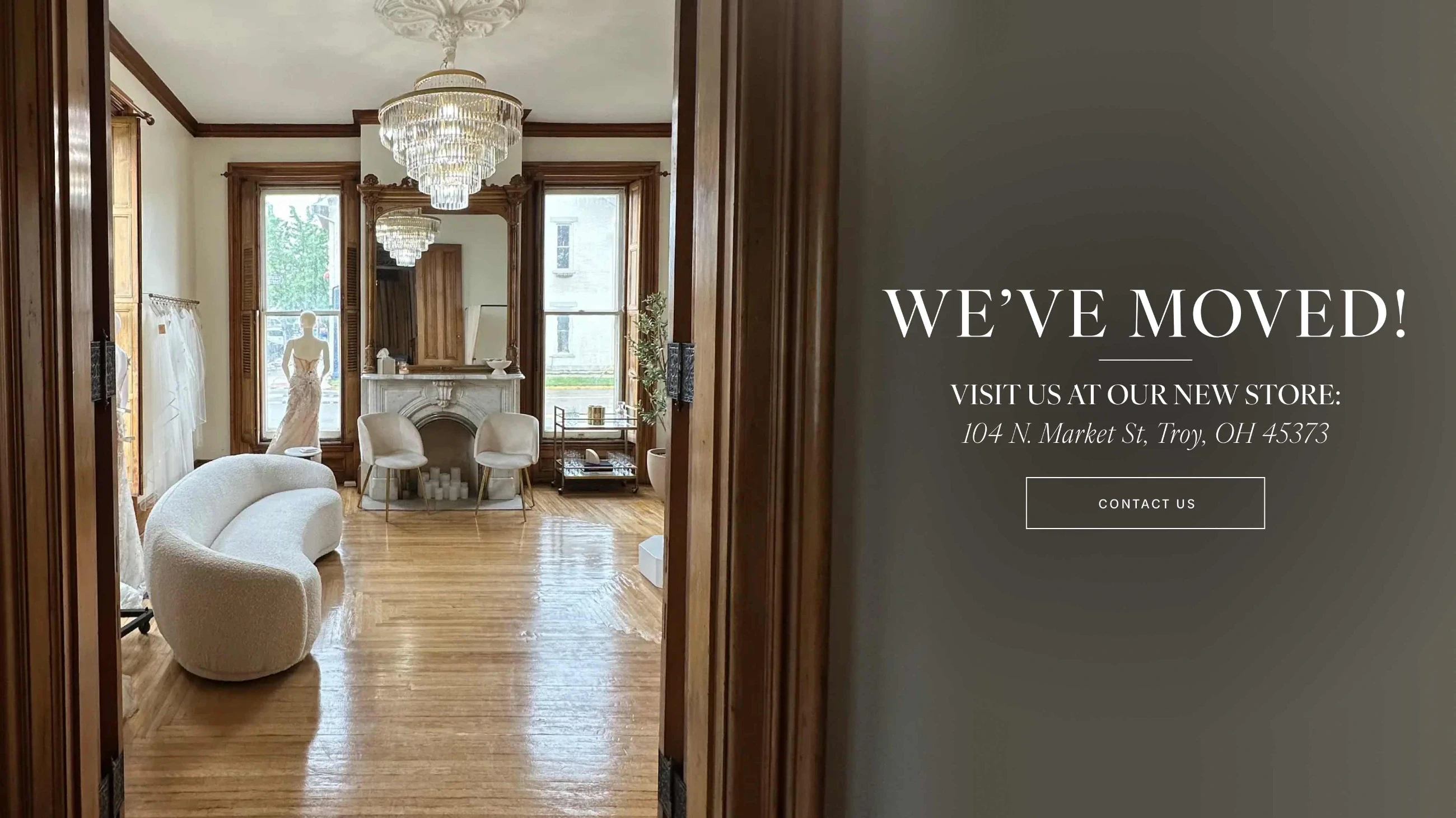 Moving announcement desktop banner