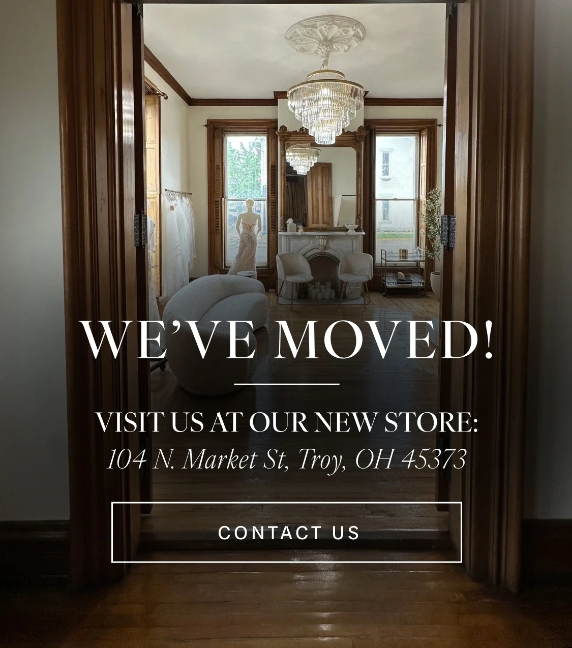 Moving announcement mobile banner